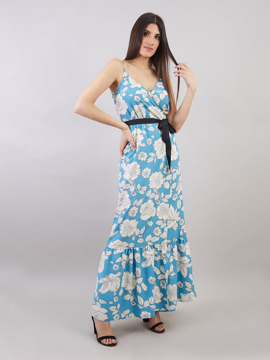 VESTIDO LARGO ENVOLVENTE VD00794SAR