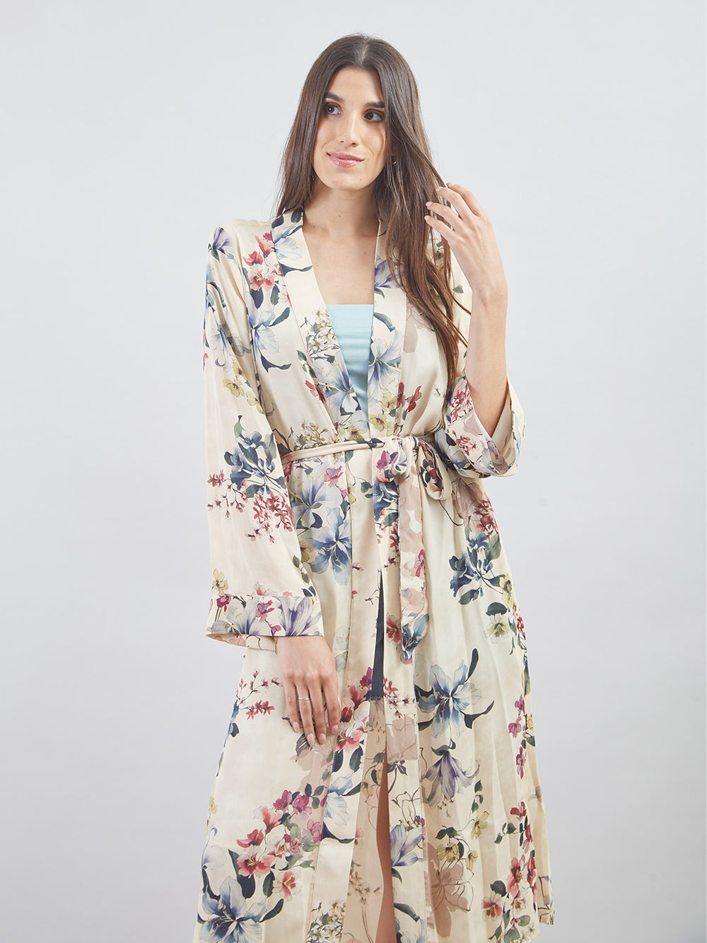 VESTIDO PRINT CON CINTURON VD00780SAP